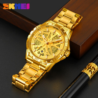 Montre Homme DIY de Haute Qualité, Style Sportif Vintage, Dessin Animé, Simple et Tendance, Mouvement à Quartz, Acier Inoxydable, Verre 45,5 mm, Aiguille Type Pièce de Monnaie