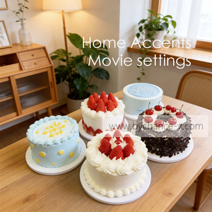 Décoration d'événements festifs : Gâteau d'anniversaire artificiel, Gâteau de mariage, Faux gâteau aux fruits, Gâteau à la crème aux fraises pour vitrines de boulangeries et présentoirs - Product Image 4