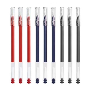 <span class=keywords><strong>Stylo</strong></span> gel de carbone de grande capacité 0.5mm, <span class=keywords><strong>stylo</strong></span> avec tête à aiguille, pour signature d'étudiant, papeterie de bureau - Product Image 1