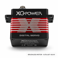 Servomoteur numérique XQ-BLS8125D 25 kg sans balais étanche haute vitesse avec engrenages en acier inoxydable et aluminium CNC 8,4 V pour UAV