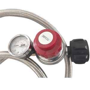Regulador de Alta Presión 0-20psi Ajustable para Cilindros de Gas con Manguera para el Mercado Estadounidense - Product Image 4