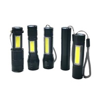 Senter LED Mini Portabel Promosi dari Pabrik, Berbahan Aluminium Alloy, Dapat Diisi Ulang via USB, Ultra Terang 150 Lumens, IP54