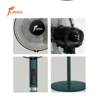 Ventilateur sur pied 18 pouces tendance 2026 avec télécommande, ventilateur électrique numérique, ventilateur oscillant haute vitesse pour chambre à coucher