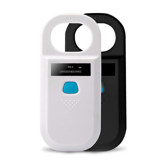 RFID Radio Frequency Identification Remote Handheld Small Card Reader for Animal Identification Microchip Scanners