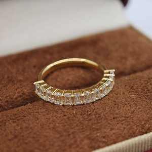 Anillo de Boda de Platino PT900 con Diamante Cultivado en Laboratorio de Corte Ovalado, Engaste de Puntas, para Unisex/Hombres/Mujeres, Uso Diario, Estilo Minimalista, Joyería UM - Product Image 2