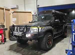 Para-Choque Dianteiro de Aço MANx4 com Guincho e Quebra-Mato para Nissan <span class=keywords><strong>Patrol</strong></span> Y61 - Product Image 3