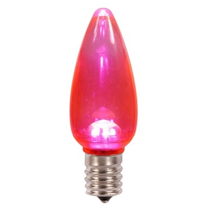 LED <strong>String</strong> <strong>Light</strong> Replacement Bulbs <strong>Purple</strong> <strong>C9</strong> Christmas <strong>Lights</strong> Smooth Transparent - Product Image 5
