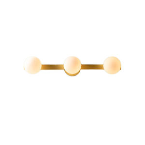 Lámpara de Pared <span class=keywords><strong>LED</strong></span> Moderna Simple Magic Bean, Totalmente de Cobre, Dorada, con Control de Botones, para Sala de Estar, Dormitorio, Baño, <span class=keywords><strong>Espejo</strong></span> Frontal - Product Image 6