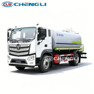 Camion arroseur Foton Aumark de 15,2 mètres cubes, vert, pour le lavage des routes et l'irrigation des espaces verts - Product Image 6