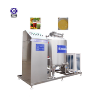 Machine de pasteurisation automatique, mini pasteurisateur pour réservoir de lait de 500 litres avec réservoir de refroidissement, prix