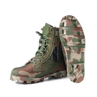 Bottes tactiques Esing BJ458 toutes saisons, chaudes, montantes, à lacets, respirantes, pour hommes, bottes de désert, tige en polyester, semelle en caoutchouc