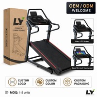 Caminadora Comercial para Escalar Escaleras, 3.5HP, Inclinación Automática de -5~40 Niveles, 120kg, 12km/h, Stepmill para Cardio, Gimnasio y Uso Doméstico