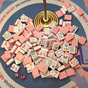 Juego de Mahjong Americano Personalizable de 160 Piezas de Acrílico, de Lujo, para Interiores, con Tallado de una Sola Capa, Ecológico y Duradero - Product Image 2