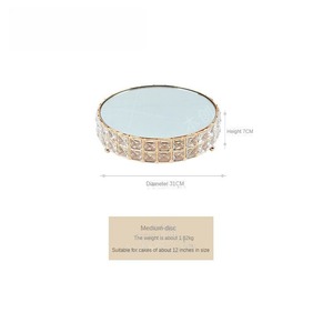 Crystal Mirror Metal Cake floor soporte <span class=keywords><strong>de</strong></span> flores para la decoración <span class=keywords><strong>de</strong></span> la <span class=keywords><strong>boda</strong></span> - Product Image 5