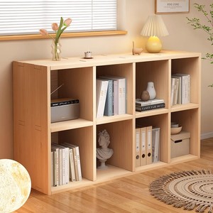 Moderno legno massello di pino 8-Tier libreria regolabile per soggiorno piccolo appartamento armadio di stoccaggio - Product Image 2