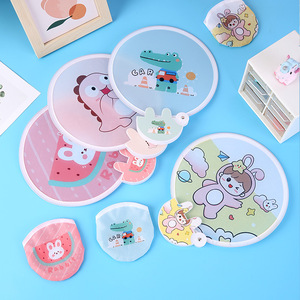 Mini-ventilateur de poche personnalisé en forme de dessin animé, <span class=keywords><strong>rond</strong></span>, pliable, en nylon, portable, avec logo imprimé - Product Image 5