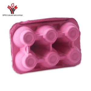 Không thấm nước tùy chỉnh màu sắc phân hủy sinh học 6 lỗ khay trứng với nắp - Product Image 6