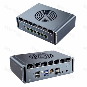 6lan I226 2.5g Mini PC 1265u I7 1265u i5 1235u 1345u Micro tường lửa thiết bị 2xddr5 NVMe Mạng mềm Router AES Ni - Product Image 6