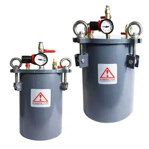 Industrial Pneumatic Pressure Vessel 1L To 50L Carbon Steel Pressure Tank Glue Dispensing Barrel