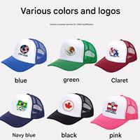 Gorra de malla impermeable para hombre con diseño de bandera de EE. UU. bordada a mano, estilo deportivo urbano, 2026 USA Truck