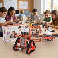 WEEEMAKE 6 1 WeeeBot Evolution DIY Kit STEAM Robot educativo Kit para niños con Metal y Control remoto para niños Maker Boards