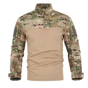 Factory Direct Wholesale Men's Camo Tactical Combat Shirt High Quality Hunting Camouflage for Outdoor Enthusiasts - Product Image 4