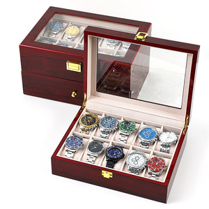 LAIHE Handmade <strong>MDF</strong> Luxury Storage Box Custom Organizer <strong>Watch</strong> <strong>Display</strong> Box Wooden <strong>Watch</strong> Box - Product Image 5