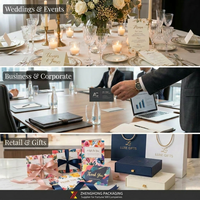 Custom Logo Holographic Durable 3D Embossed/Debossed Oil Proof Business Wedding Cards for Candle Craft Photo Frame Use