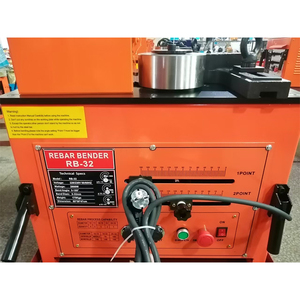 Hướng dẫn sử dụng tay di động cốt thép uốn máy 6-32mm thủy lực cốt thép Bender sắt Thanh Máy uốn - Product Image 5