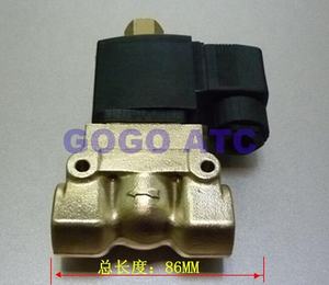 GOGOATC 30bar高压高温电磁阀1/4 3/8 1/<span class=keywords><strong>2</strong></span> BSP 24 12v孔口13毫米常开先导黄铜阀高质量 - Product Image 5