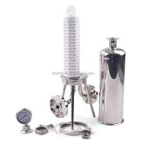 500L/giờ thép không gỉ Cartridge lọc thiết bị với PLC tàu áp lực cho công nghiệp xử lý nước 1 năm bảo hành - Product Image 3