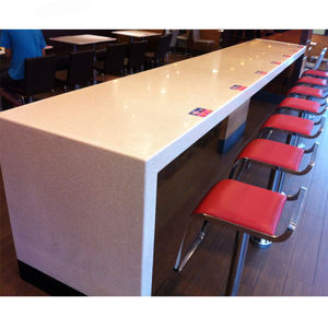 Muebles Modernos de Piedra Artificial para Restaurante McDonald's, Mostrador de Bar, Mesa de Comedor y Cabina - Product Image 2