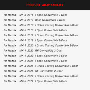 Capó de Fibra de Carbono para <span class=keywords><strong>Mazda</strong></span> <span class=keywords><strong>MX5</strong></span> MX-5 Miata ND Convertible 2016 2017 2018 2019 2020 <span class=keywords><strong>2021</strong></span> 2022 - Product Image 6