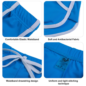 Roupas de Marca OEM para Homens, Calções de Praia de Secagem Rápida em Nylon e Spandex com Estampa Xadrez e Cordão na Cintura - Product Image 4
