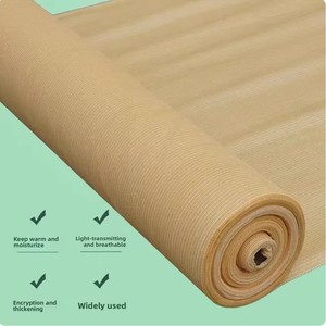 Vàng HDPE Dệt Hình Chữ Nhật Bóng Râm Vải Dày Thoáng Khí Cho Nông Nghiệp Nhà Kính Ngoài Trời Sử Dụng UV Miễn Phí - Product Image 1