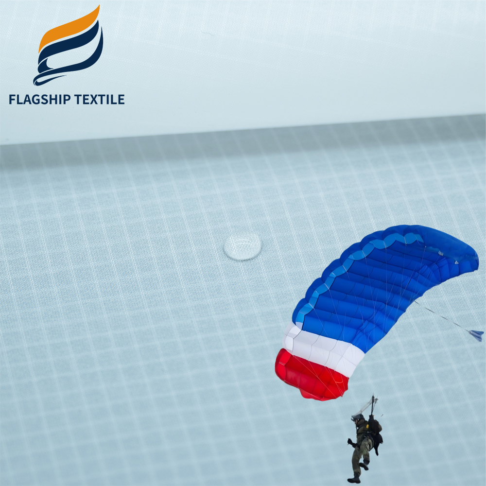 Sport Paragliding Fabric 40D Ripstop Nylon Waterproof Coated Fabric For Parachute