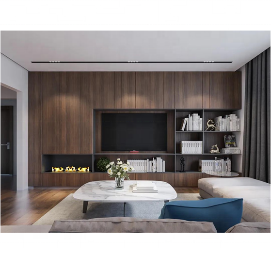 Luxury Hidden Tv Cabinets Wall Units for Living Room Furniture