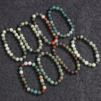 Bracelet Élastique en Pierres Naturelles, Perles de Quartz et Cristaux de Guérison, Bijou Charmant en Pierres Naturelles