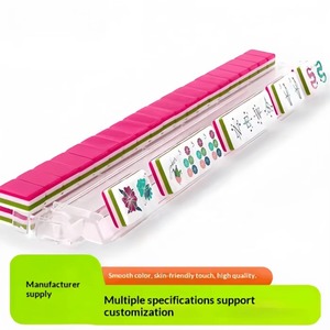 Fichas de Mahjong Americanas Personalizadas ODM/OEM, Mahjong Acrílico Portátil de Cuatro Capas para Juego en Interiores, Hecho a Mano, Suministro Directo de Fábrica - Product Image 3