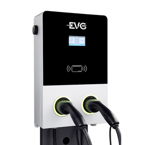 Wallbox 14KW/22KW 43KW <span class=keywords><strong>Chargeur</strong></span> de <span class=keywords><strong>voiture</strong></span> <span class=keywords><strong>électrique</strong></span> commercial 2 pistolets OCPP Écran Carte RFID 32A Courant nominal <span class=keywords><strong>Installation</strong></span> murale - Product Image 1