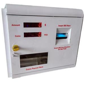 Máquina Cambiadora de <span class=keywords><strong>Monedas</strong></span> y Billetes a Fichas, Económica, Mini, de Pared, para Máquinas Expendedoras de <span class=keywords><strong>Monedas</strong></span> y Lavanderías - Product Image 1