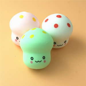 <b>Jumbo</b> Kawaii Unisex Transparent <b>Squishy</b> Toy Squeeze Decompression Fungus Educational Plastic Mushroom 8.5x7x8.5CM Adults Kids - Product Image 2
