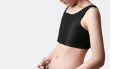 Fajas colombien lesbienne Trans soutien-gorge maillot de corps décontracté fermeture éclair hauts garçon manqué poitrine liant gilet mince Shapewear poitrine aplatir S-4XL