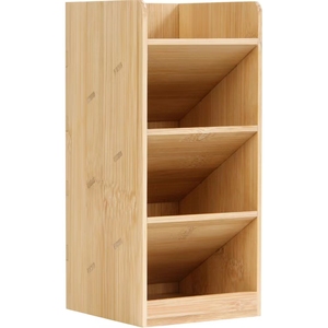 Bamboo Wood Knife and Fork Drawer Organizer Dividers Wooden Storage Box