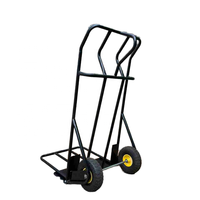 Capacité de charge robuste de 350kg Chariot à main gonflable à 2 roues Camions à plate-forme en acier durable Usage domestique Outils de stockage des achats OEM