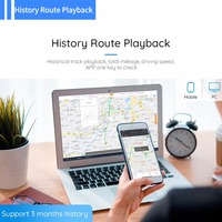 Traceur GPS 4G Anti-Brouillage Étanche Carte SD Magnétique Mini Temps Réel Compatible PC Satellite Voiture GPRS GSM Application Android 1 An