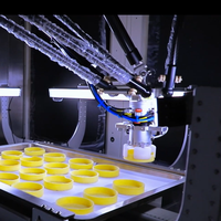 Bras robotisé 4 axes de haute qualité, nouveau design, robot parallèle Delta pour la préhension, le placement et le tri