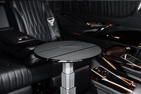 Kit de conversion intérieur VIP complet pour Mercedes Classe V W447, sièges capitaine en cuir noir, table pliante, plafonnier d'origine
