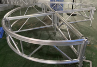 Scène ronde en aluminium 3M, plateforme de scène circulaire avec pieds réglables pour événements, concerts, mariages, équipement