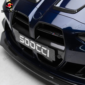 Grille de <span class=keywords><strong>Calandre</strong></span> V en Fibre de Carbone Sec pour BMW G80 G81 M3 G82 G83 M4, Cadre de <span class=keywords><strong>Calandre</strong></span> Centrale à Double Haricot pour Pare-Chocs Avant de Voiture - Product Image 5